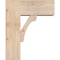 Ekena Millwork Legacy Block Smooth Bracket w/ Offset Brace, Douglas Fir, 7 1/2"W x 18"D x 22"H BKT0806X18X22LEC05SDF - alternate 3